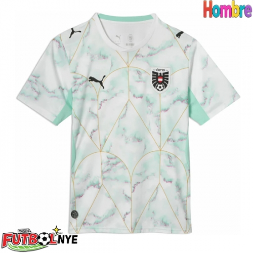 Camiseta Austria Visitante Equipación Mundial 2026 manga corta